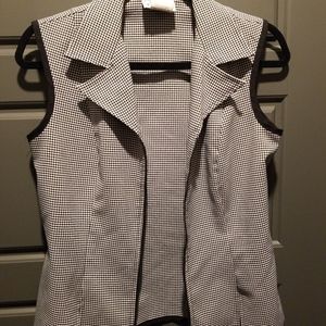 Black and White Vest
